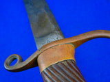Middle East Antique WW1 Russian Pattern Shashka Sword w/ Scabbard