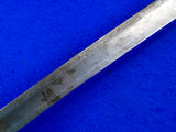 Middle East Antique WW1 Russian Pattern Shashka Sword w/ Scabbard