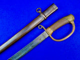 Middle East Antique WW1 Russian Pattern Shashka Sword w/ Scabbard