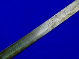 Middle East Antique WW1 Russian Pattern Shashka Sword w/ Scabbard