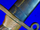 Middle East Antique WW1 Russian Pattern Shashka Sword w/ Scabbard