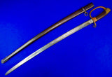 Middle East Antique WW1 Russian Pattern Shashka Sword w/ Scabbard