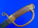 Middle East Antique WW1 Russian Pattern Shashka Sword w/ Scabbard