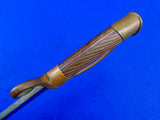 Middle East Antique WW1 Russian Pattern Shashka Sword w/ Scabbard