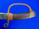 Middle East Antique WW1 Russian Pattern Shashka Sword w/ Scabbard