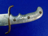 RARE Argentina WW1 German Made Matching # Short Sword Knife w/ Scabbard Frog
