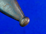 RARE Argentina WW1 German Made Matching # Short Sword Knife w/ Scabbard Frog