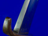 RARE Argentina WW1 German Made Matching # Short Sword Knife w/ Scabbard Frog