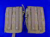 Set of 2 Vintage West German Germany Nylon Ammo Pouch