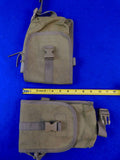 Set of 2 Vintage West German Germany Nylon Ammo Pouch