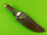 US Early 1970s Smith and Wesson Bowie Model 104 Hunting Fighting Knife w/ Sheath