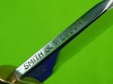 US Early 1970s Smith and Wesson Bowie Model 104 Hunting Fighting Knife w/ Sheath