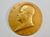 US President Dwight D. Eisenhower Bronze Table Medal
