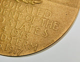 US President Woodrow Wilson Bronze Table Medal