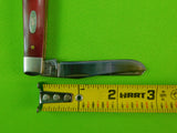 US W.R. Case XX & Sons Limited Red Cross Folding Pocket Knife Trapper 6207 SS