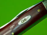 US W.R. Case XX & Sons Limited Red Cross Folding Pocket Knife Trapper 6207 SS
