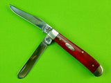 US W.R. Case XX & Sons Limited Red Cross Folding Pocket Knife Trapper 6207 SS