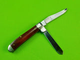 US W.R. Case XX & Sons Limited Red Cross Folding Pocket Knife Trapper 6207 SS