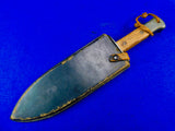 US WW2 Case OSS Smatchet Fighting Knife w/ Scabbard