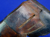 US WW2 Custom Made for German Walther P38 Pistol Leather Holster