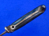 US WW2 Vintage Kutmaster Fighting Knife w/ Sheath