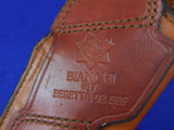 Vintage US Bianchi #17 Beretta Pistol Revolver Gun Leather Holster