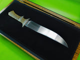 RESERVED FOR JJ ,Vintage US Custom Handmade Braschler Martin Large Bowie Fighting Knife w/ Box