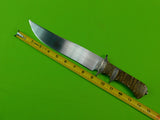 RESERVED FOR JJ ,Vintage US Custom Handmade Braschler Martin Large Bowie Fighting Knife w/ Box
