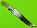 RESERVED FOR JJ ,Vintage US Custom Handmade Braschler Martin Large Bowie Fighting Knife w/ Box