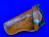 Vintage US Bianchi #10L Large Pistol Revolver Gun Leather Holster