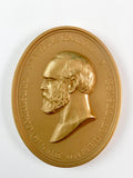Vintage US President James Garfield Indian Peace Table Medal