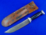 US WW2 Custom Made Handmade Theater Fighting Knife w/ Sheath