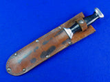US WW2 Custom Made Handmade Theater Fighting Knife w/ Sheath