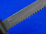 Vintage US Imperial Survival Saw Back Knife w/ Scabbard & Kit