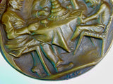 Antique German Germany WW1 1920 Karl Goetz Bronze Table Medal