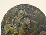 Antique German Germany Austrian WW1 1920 Karl Goetz Bronze Table Medal