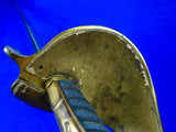 Antique 19C British English Model 1821 Light Cavalry Officer's Sword w/ Scabbard