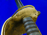 Antique 19C British English Model 1821 Light Cavalry Officer's Sword w/ Scabbard