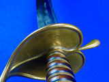 British English Scottish Repro Antique 19 Century Sword Dagger Belt Pouch Set