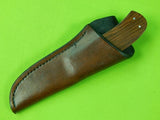 US Custom Made Handmade Doc Burgress Engraved Hunting Knife & Sheath