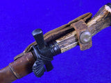 Antique German Germany WW1 Stag Hunting Dagger Knife Short Sword w/ Scabbard