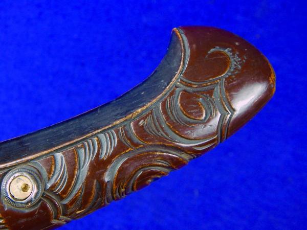 Antique 19 Century Japanese Japan Hachiwari Kabutowari Jitte Jutte Dag ...