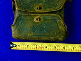 Antique Old US 19 Century Hunting Shotgun Leather Ammo Pouch Case