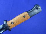 German Germany WW2 Mauser K98 Bayonet Knife Post War Reissued w/ Scabbard Frog