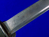 Antique German Germany WW1 Stag Hunting Dagger Knife Short Sword w/ Scabbard