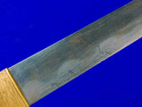 Antique Old 19 Century Japanese Japan Enameled Tanto Wakizashi Fighting Knife