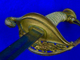 Antique Civil War Navy Naval USN Model 1850 Officer's 1889 Presentation Engraved Sword