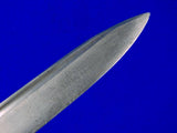 Antique German Germany WW1 Stag Hunting Dagger Knife Short Sword w/ Scabbard