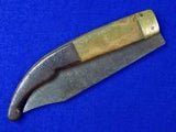 Antique French France Spain 19 Century Navaja Edward Mongin Marked Folding Knife