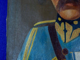 1936 Polish Poland WW1 Marshal Jozef Pilsudski Signed Oil Painting Art Portrait